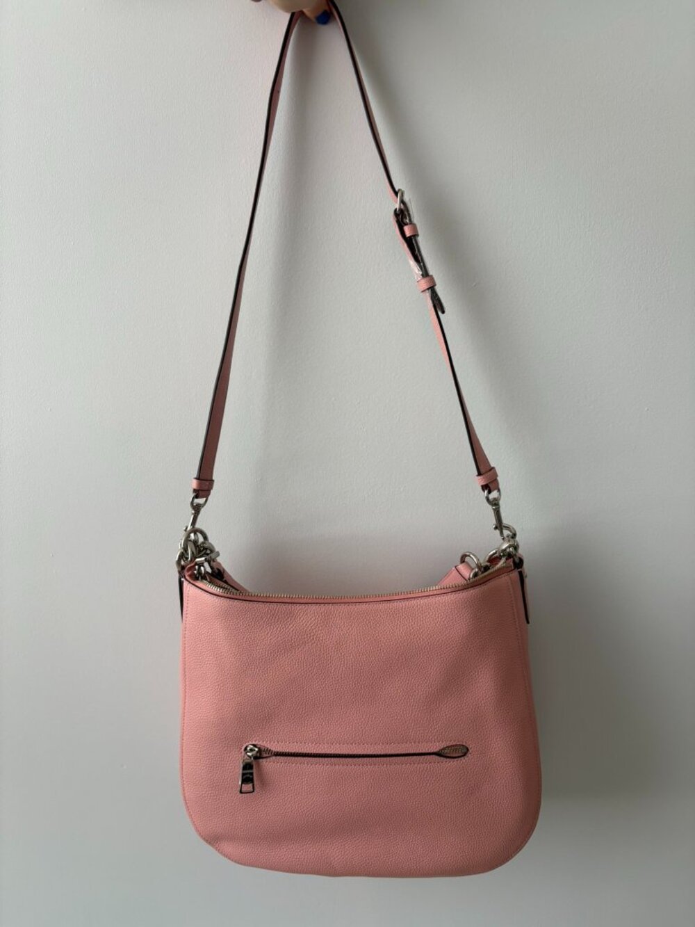Coach Chelsea 32 Hobo Bag – Pink Peony Pebbled Leather (Style 58036) - Picture 2 of 4